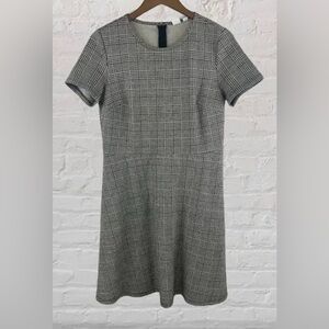 GAP Black and White Plaid Dress